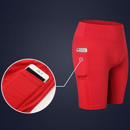 Short de Yoga Toutes Saisons avec Poche Téléphone — Confort & Style
