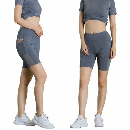 Short de Yoga Toutes Saisons avec Poche Téléphone — Confort & Style