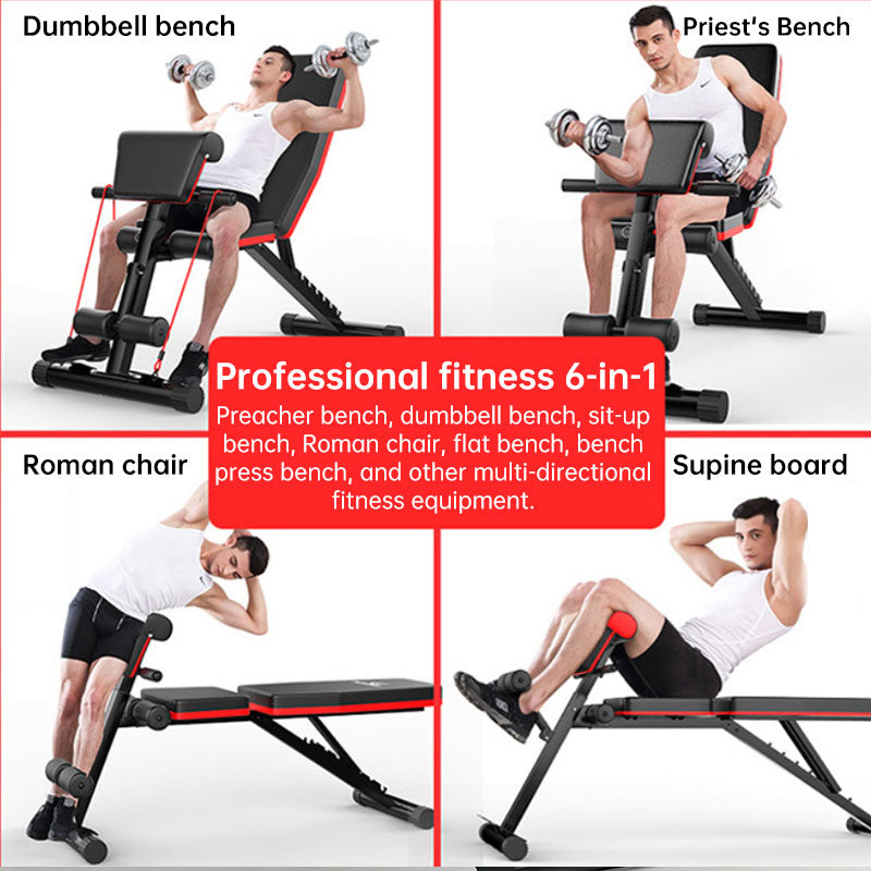 Adjustable Foldable Weight Bench – Multi-Position Dumbbell Bench for Home Gym, Strength Training Workout Equipment