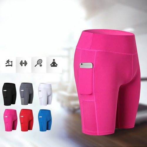 Short de Yoga Toutes Saisons avec Poche Téléphone — Confort & Style
